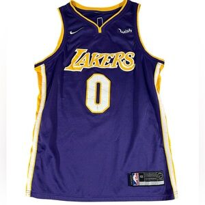 Nike Kyle Kuzma LA Lakers Jersey Men's Size  48 Purple Stitched